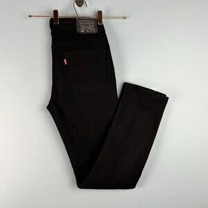 Levi's 502 Boys 18 Reg Regular‎ Taper Denim Black Jeans Stretch Casual